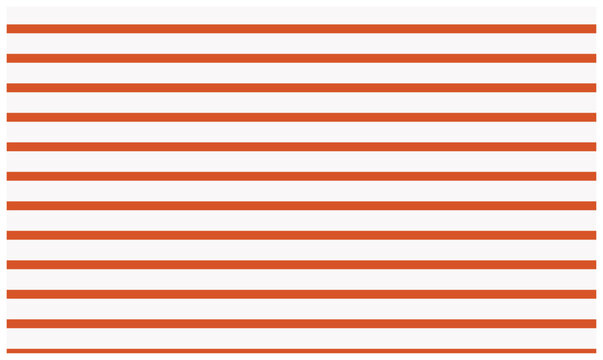Seamless pattern of horizontal orange stripes on a white background, clean design.