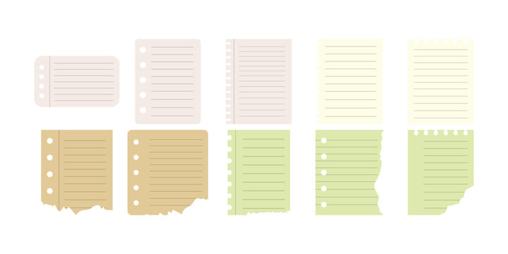 Notebook Paper Sheet
