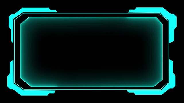 Compact hud frame element for digital interface placement. Minimal screen layout built for information display panels. Futuristic interface frame designed for modern visual systems. HUD, Frame.