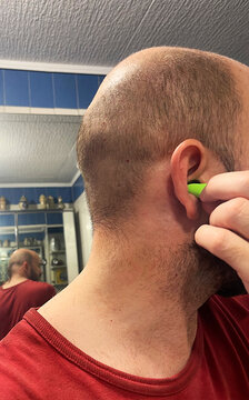 Tapones o&iacute;do espuma ruido colocar en oreja descanso ear plug t&iacute;mpano silencio protector auditivo insonorizar