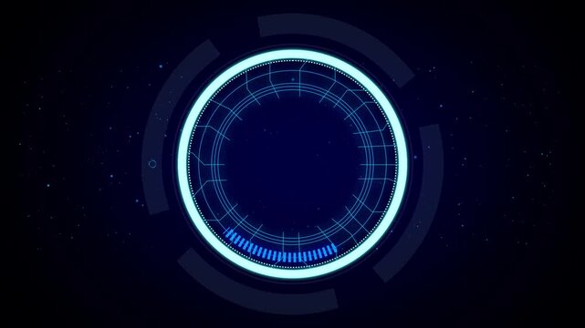 KPI HUD interface. Digital key performance indicator dashboard for business analytics. KPI management system with data tracking, corporate strategy, and performance improvement design.