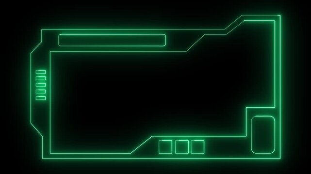 Hud interface frames designed for spatial data visualization screens. Grid aligned panels created for navigation and coordinate mapping displays. Technical screen layouts.