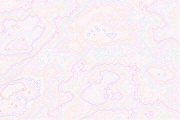 Fototapeta premium Contour spring organic terrain lines