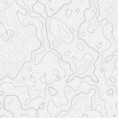 Fototapeta premium Contour arctic cool minimal lines