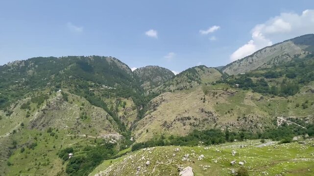 Panoramic Mountain Landscape in Abbottabad, KPK, Pakistan | Horizontal Nature View