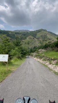 Motorcycle Ride Through Scenic Mountain Roads of Abbottabad KPK Pakistan