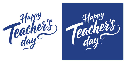 Happy teachers day greeting cards or posters © Nasir Khan