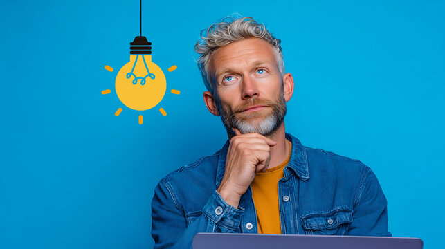 businessman with idea