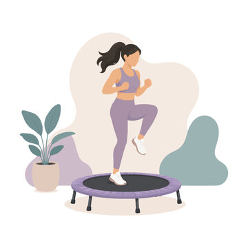 Mini Trampoline Cardio Workout