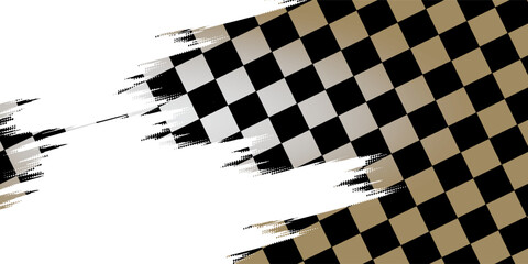 Abstract background, texture of a checkered flag. Pattern for topics race, rally, car, automobile races. Grungy texture, is "dirty" and some "graininess" © dolar