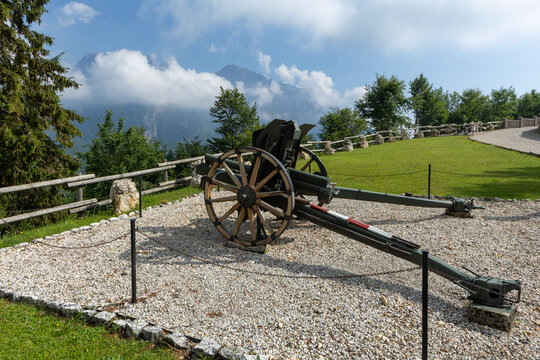mountains of the Pasubio massif, path of 52 tunnels and memorial of the First World War