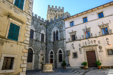 Fototapeta premium San Casciano dei Bagni, Toscana, centro storico