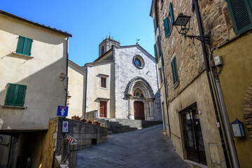 Fototapeta premium San Casciano dei Bagni, Toscana, centro storico