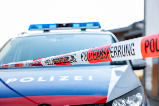 Polizeiabsperrung