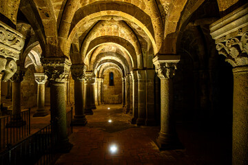 Obraz premium Acquapendente, cripta della cattedrale del Santo Sepolcro