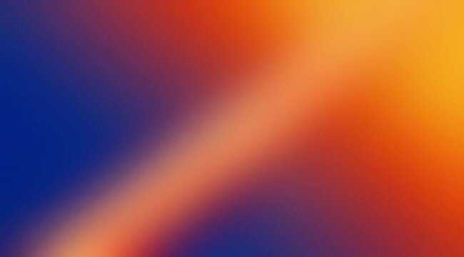 Motion Graphic Of Smooth gradient background colors transitions blue purple magenta red orange yellow light.