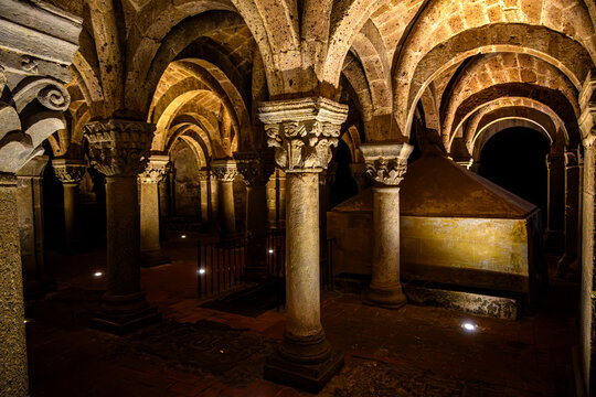 Acquapendente, cripta della cattedrale del Santo Sepolcro