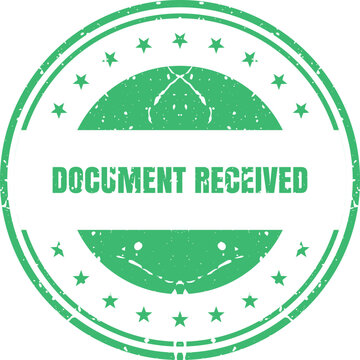 Green circular rubber stamp design with the word notarized and distressed texture for legal documents