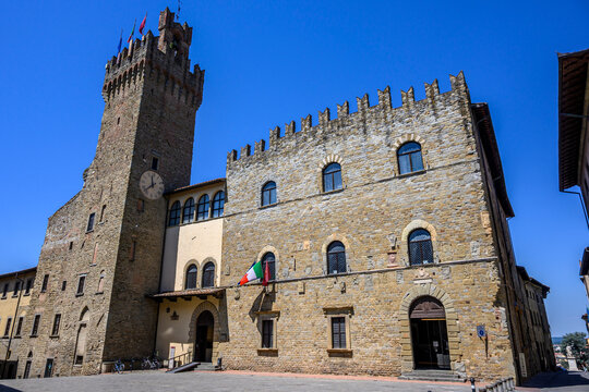 Arezzo, Toscana, centro storico, Municipio, Palazzo dei Priori