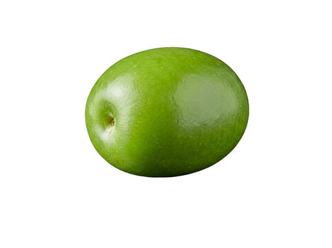 Fresh green apple, crisp and vibrant, isolated against a transparent background for healthy eating concepts.