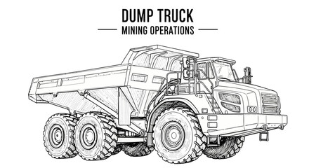 Large mining dump truck vehicle. © Julian Vance