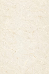Fototapeta premium Light handmade paper texture background with soft fiber detail