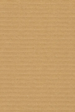 Brown corrugated cardboard paper texture background