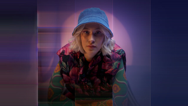 Premium Overlays Cyberpunk 9 &ndash; Futuristic Neon Effects, Sci-Fi Tech Overlays and Digital Cyber Visuals for Video Editing and Motion Graphics