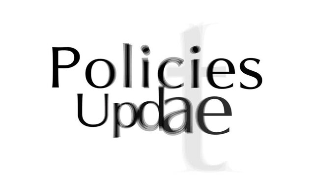 policies update text