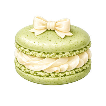 matcha macaron