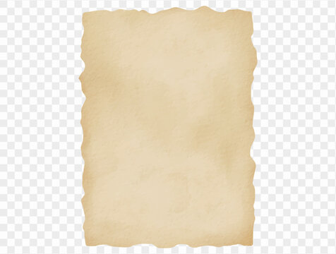 Watercolor vintage parchment paper textured illustration Vector.
