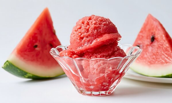 Watermelon sorbet