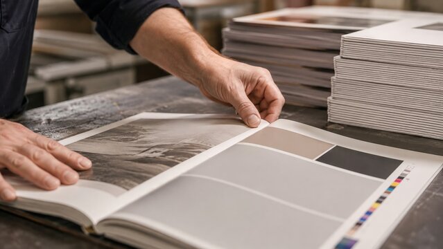 Book Printing Proof Alignment Inspection
