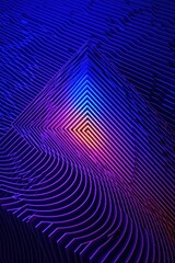 Fototapeta premium Vibrant neon hues blend and flow across a digital canvas, creating an electrifying gradient effect