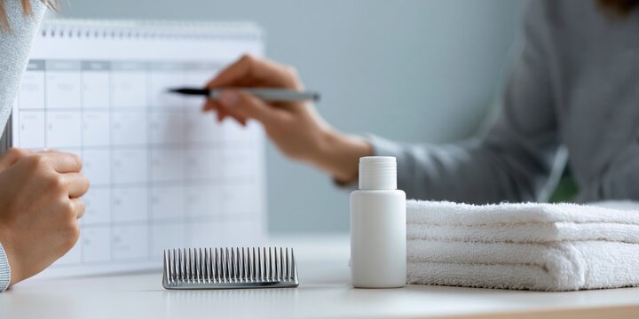 Head Lice Followup Calendar Planning
