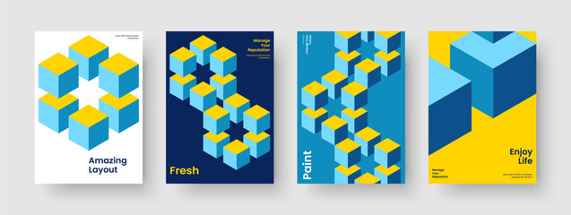 Obraz premium Abstract Brochure Template. Modern Poster Layout. Geometric Business Presentation Design. Flyer. Background. Banner. Book Cover. Report. Magazine. Leaflet. Notebook. Newsletter. Handbill. Pamphlet