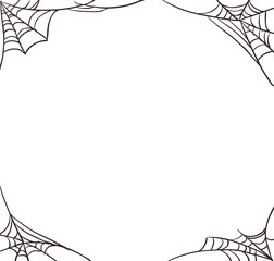 Fototapeta premium frame of spider web