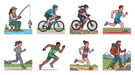 Obraz premium Sports Vector Collection