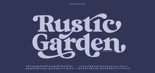 Rustic GSans serif typography font vector. Modern clean elegant character set. Creative alphabet simple typeface. Digital letter type style. Logo art banner poster flyer billboard text graphic design  © Studio_type