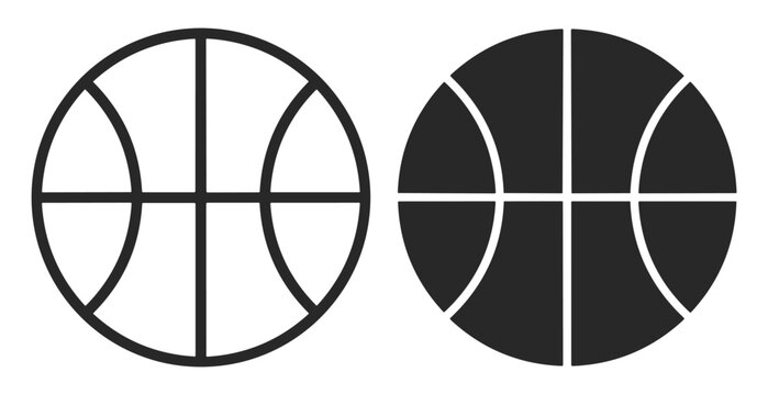 Black and white line art of two ferris wheels with circular cabins on a common base on transparent background