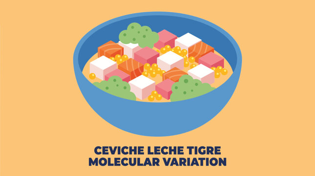 Ceviche Leche Tigre Acid Cooked Seafood Molecular Variation