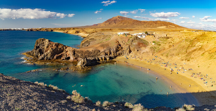 Playa de Papagayo, Lanzarote, Canary Islands, Spain