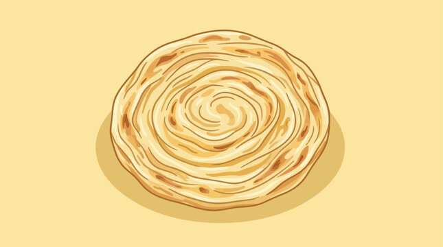 Delicious fried shrimp arranged in a spiral pattern on a plate