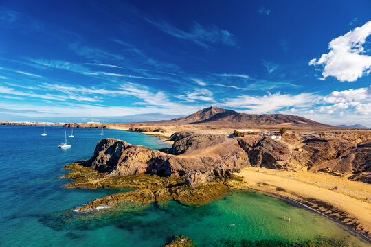 Playa de Papagayo, Lanzarote, Canary Islands, Spain