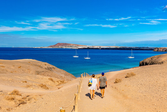 Playa de Papagayo, Lanzarote, Canary Islands, Spain