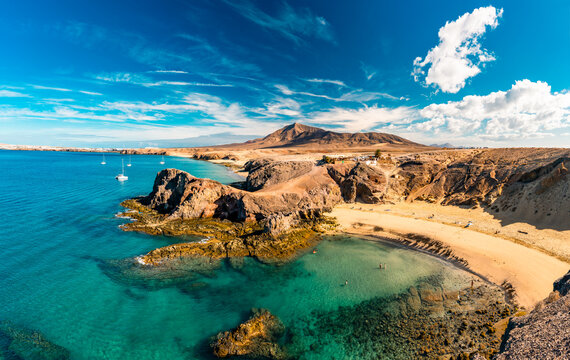 Playa de Papagayo, Lanzarote, Canary Islands, Spain