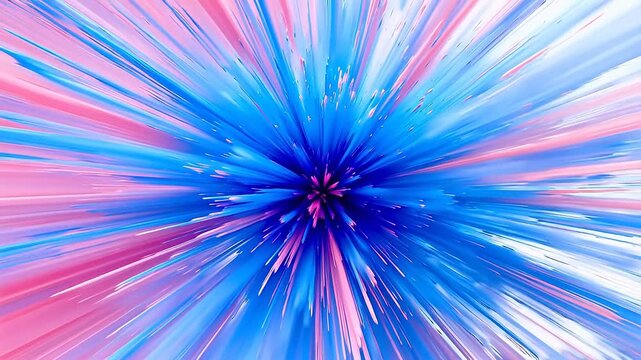 Colorful abstract explosion pattern