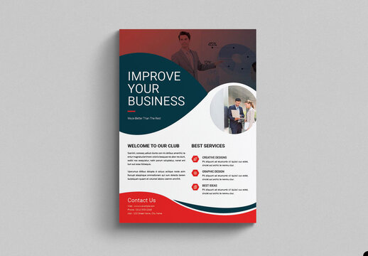 Improve Your Business Flyer Template