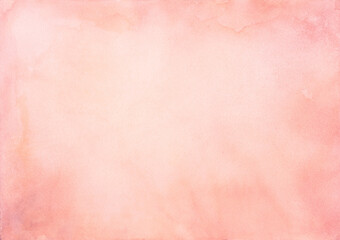 Fototapeta premium Soft Blushing Peach Watercolor Wash with Romantic Glow Effect