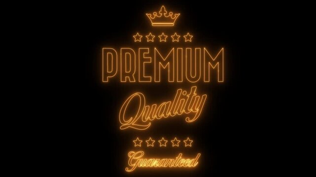 Premium quality animated neon 4k video	